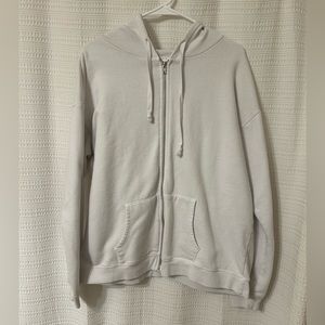 White zip up (size L)